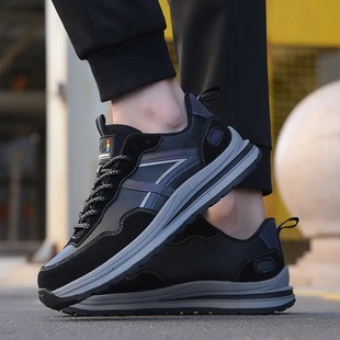 Cross-border Labor Protection Shoes Men's Smash-resistant Puncture-resistant Steel Toe Lightweight Non-slip Wear-resistant Safety Construction Site Flying Woven Shoes Work Shoes