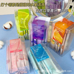 ALICEVA fruit flavor mouthwash wholesale propolis fresh fruit portable boxed disposable fresh breath anti-bad breath