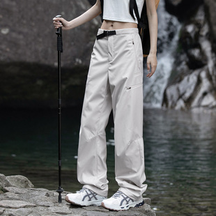 2025 Pants Women's Summer Outdoor Small Thin Waterproof Hiking Hiking Paratroopers Sports Tooling Pants