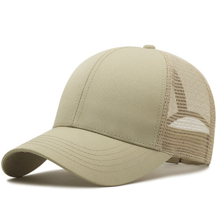 Factory wholesale big head circumference baseball cap wide brim plus size net cap summer breathable outdoor sun cap cap cap
