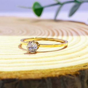 2024 New Style Ring Women's Summer Color-free High-end Women's Summer Niche All-match Light Luxury Simple Design Ring