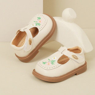Clearance Processing baby baby soft bottom toddler shoes one-year-old girl single shoes spring retro small leather shoes princess shoes