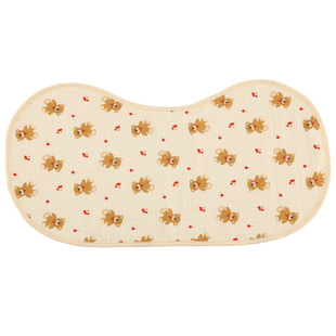 Hiccup cloth baby saliva towel class a cotton gauze pillow towel baby anti-spitting shoulder towel newborn burp towel