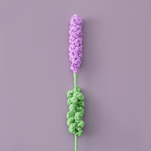 Oriental Provence Wool Lavender Soothing Purple Gentle Romantic Bouquet Waiting for Love Korean Style