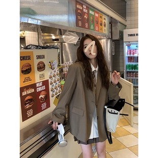 Hhyii Suit Jacket 2023 Spring New Style High-Level Elegant Casual Suit Jacket with Sling for Women