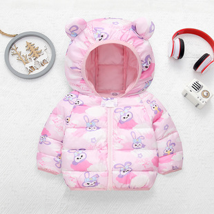 Foreign trade children's clothing 2024 spring autumn winter new cartoon children's down cotton-padded jacket children's cotton-padded clothes boys and girls cotton-padded clothes