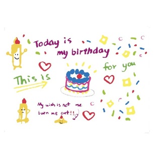 ins Happy Birthday to Me Today Projector Atmosphere Light Party Photo Props Children Baby Little Red Book Factory