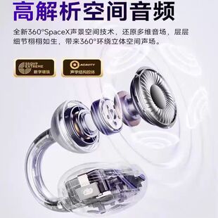 2025 Трансграничный Новый M91 беспроводной Bluetooth-наушники зажим ушей открытые без ушей с высокой звуковой костной проводимостью движения