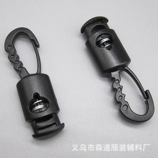 In stock plastic hook buckle multi-function card rope buckle lanyard buckle with hook spring buckle outdoor luggage accessories hook buckle