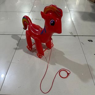 Напряжка надувные игрушки надувные тележки подставки квадратные тянутые детские животные толкают игрушки