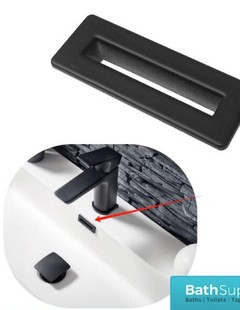 High-end ceramic basin wash basin overflow hole cover decorative cover ring basin basin overflow mouth cover basin accessories