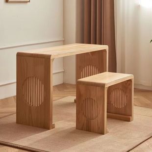All solid wood calligraphy table Chinese learning table piano table training class school classroom table