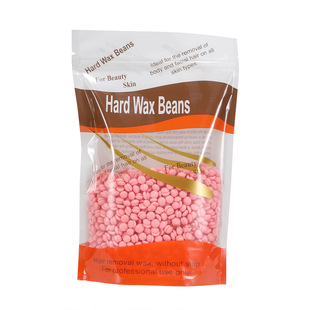 Cross-border foreign trade hair-free wax paper solid hard wax bean beeswax bean hot wax bean wax therapy 300g bag 10 color