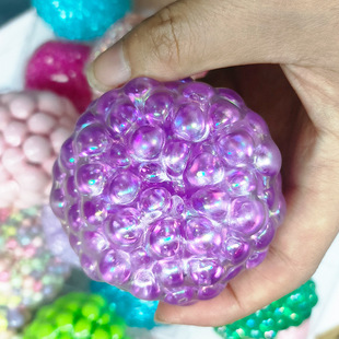 Pearl Hand-made Ball Decompression Artifact Explosions High-value Noisy Ball Little Red Riding Book Children's Kneading Music Decompression Toy