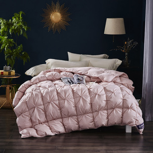 Factory wholesale palace wind super soft silk twist flower solid color duvet shell mute semi-finished soft
