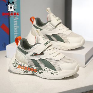 Babu beans children's shoes 2025 new spring and summer children's sneaker boys casual shoes mesh shoes girls running shoes