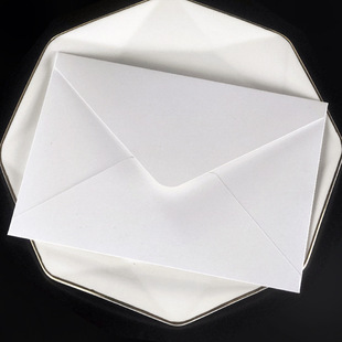 160*105mm solid color white special paper offset paper western postcard envelope invitation letter exquisite