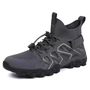 Men's Hiking Shoes Thin High-top Outdoor sneaker Hiking Breathable Mesh Quick-drying Non-slip Wading Shoes