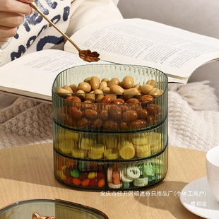 Слегка экстравагантный новый кофейный столик, крышка для закусок конфеты многослойная тарелка с сухими закусками