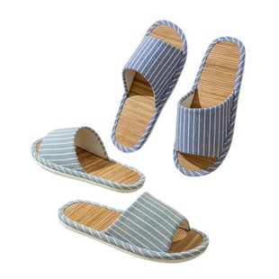 Creative High-value Vertical Bamboo Mat Slippers Sandals Open Summer Spring Adult Slippers Sandals Summer Clear Sandals