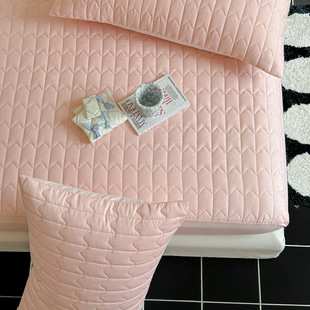 Korean-style Cotton Wave Quilted Cotton Bed Cover Mattress Protection Cover 360 Fully Enclosed Bed Cover Student Dormitory Bed