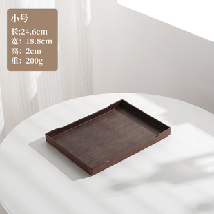 Coffee Tray Tea Tray Room Hotel Hotel Storage Plate Imitation Wooden Plate Jewelry Display Plate Right Angle Tray Commercial