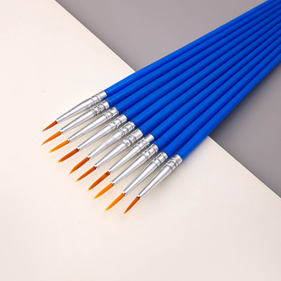 Children's nylon wool digital oil brush painting graffiti diy Hook pen plaster ceramic brush single