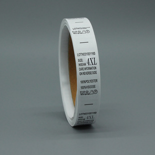 English composition washing standard size standard collar standard code standard foreign trade clothing accessories Digital letter standard clothes size standard