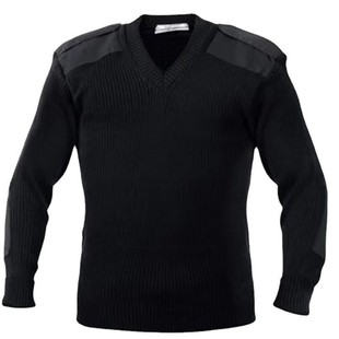 [Customizable] Cross-border African Labor Protection Sweater Long-sleeved Cold-proof Security Wool Sweater Winter Sweater for Men