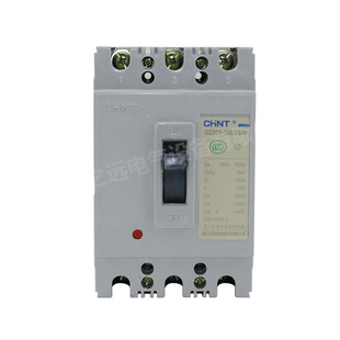 Chint Plastic DZ20Y-100/3 300 100A Fixed Protector Wiring Short Circuit Overload Molded Case Circuit Breaker