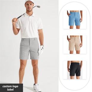 European and American men's light quick-drying shorts outdoor casual shorts cross-border plus size straight sports shorts