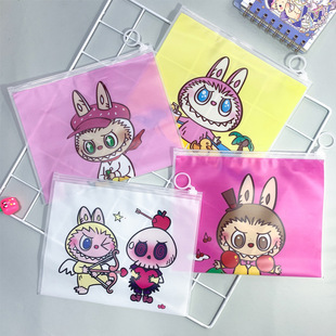 Capibala Student Stationery Pencil Case Zipper File Self-sealing Bag Office File Information Bag Plastic Packaging Bag