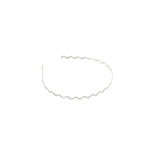 South Korea imported headband women's simple elegant wave alloy thin headband hair accessories adult versatile outing fashion hairpin