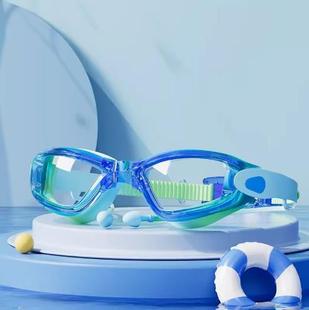 Youyou Factory, новые милые водонепроницаемые противотуманные детские плавательные очки, плавательные очки, Модная красочная большая оправа с гальваническим покрытием