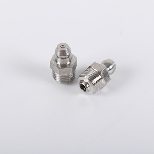 304 Stainless Steel Butter Nozzle 1/8 Digger Oil Nozzle 201 Joint Pressure Oil Injection Cup Metric Straight-through Oil Injection Cup