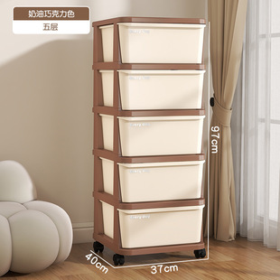 Household Multi-layer Plastic Drawer-type Transparent Storage Box Snack Storage Box Children's Toy Storage Cabinet Locker