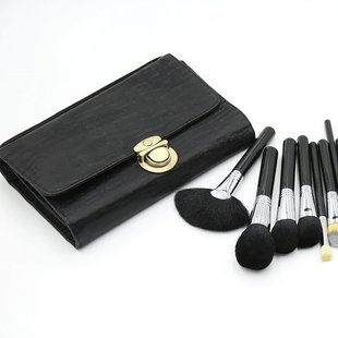 Cross-border hot sale makeup brush bag large capacity high-end makeup storage bag lock bag beauty tools source manufacturers