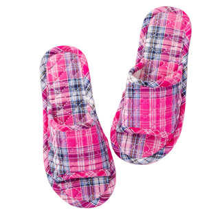 Wholesale machine washable home cotton fabric slippers for men and women couples home wooden floor silent soft cloth bottom slippers