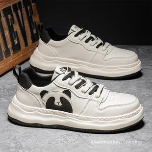 Putian Men's Shoes 2024 New Autumn Breathable High-level All-match Casual Board Shoes Men's Soft-soled Sports White Shoes