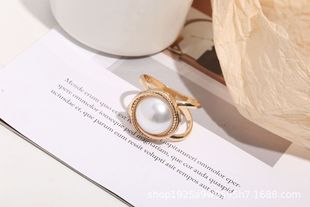 Cross Hollow Sweet Pearl Overcoat Buckle Crystal Shawl Buckle Cross-border Hot Sale South Korea Silk Towel Buckle Creative Fashion