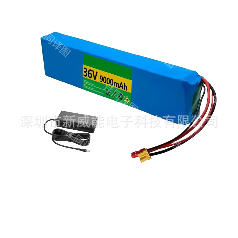 10S3P 36V9000ah battery pack 18650 lithium ion battery 500W for high-power motorcycle pedals