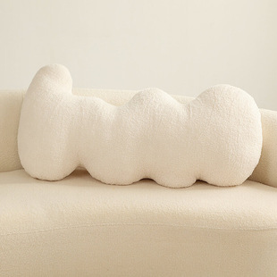 Nordic style ins geometric shaped clouds twisted pillow plush cushion living room sofa bedside bay window back cushion