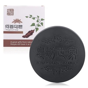 Polygonum multiflorum soap handmade soap Polygonum multiflorum shampoo soap essential oil soap Shampoo soap raw anti-mite soap facial soap