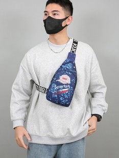 Autumn 2024 New Fashion Chest Bag Men's Oxford Casual Shoulder Bag Crossbody New Backpack Trendy Waist Bag Crossbody