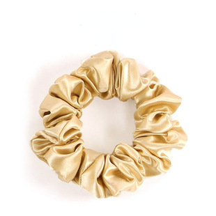 Embroidered butterfly 22 m high-grade silk hair Ring Ball head hair accessories large 4.5cm cross-border mulberry silk hair tie rope