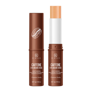 B- kilo cross-border in stock moisturizing desalination fine lines dark circles caffeine eye cream bar English packaging generation wholesale