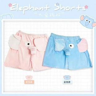 Japanese Elephant Nose Shorts Elephant Nose Shorts Funny Cute Pajama Sweet Home Pants New Year's Gown