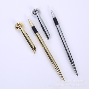 in stock supply hotel bank desktop desk pen business advertising gifts electroplated metal ballpoint pen laser logo