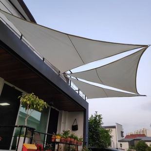 Cross-border Sunshade Sail Triangle Outdoor Tent Waterproof Sunshade Cloth Courtyard Sunshade Sun Protection UV Protection Sky Curtain Cloth