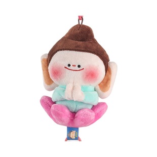 Buddha's Little Companion in stock Lianhua Little Foshan Xiyungang Grottoes Cultural and Creative Commemorative Supplies Plush Pendant Birthday Gift